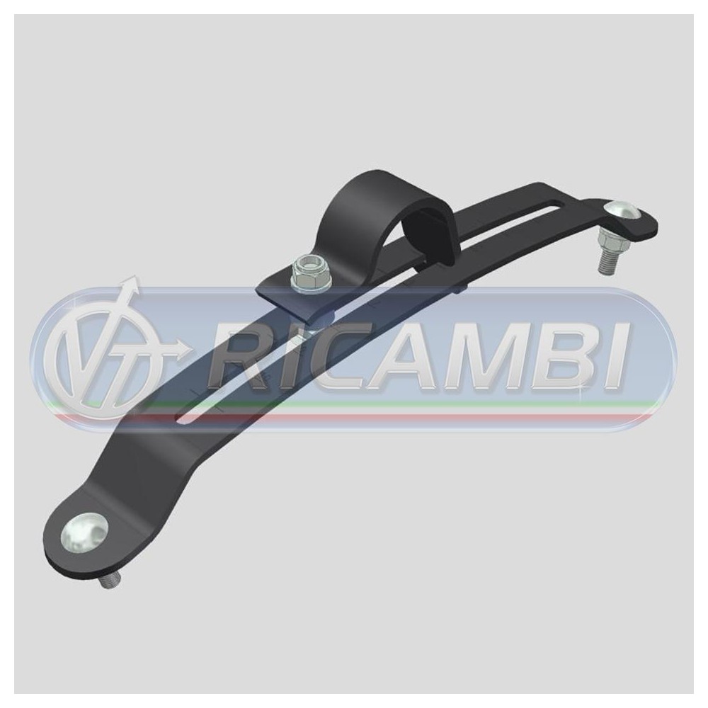 1 - STAFFA SUPP. PARAFANGO LAMIERA PESANTE VERNICIATA D.42 REG.