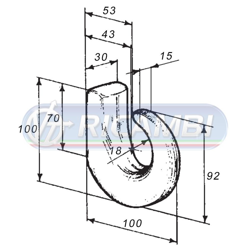 1 - GANCIO TRAINO DIAM.38