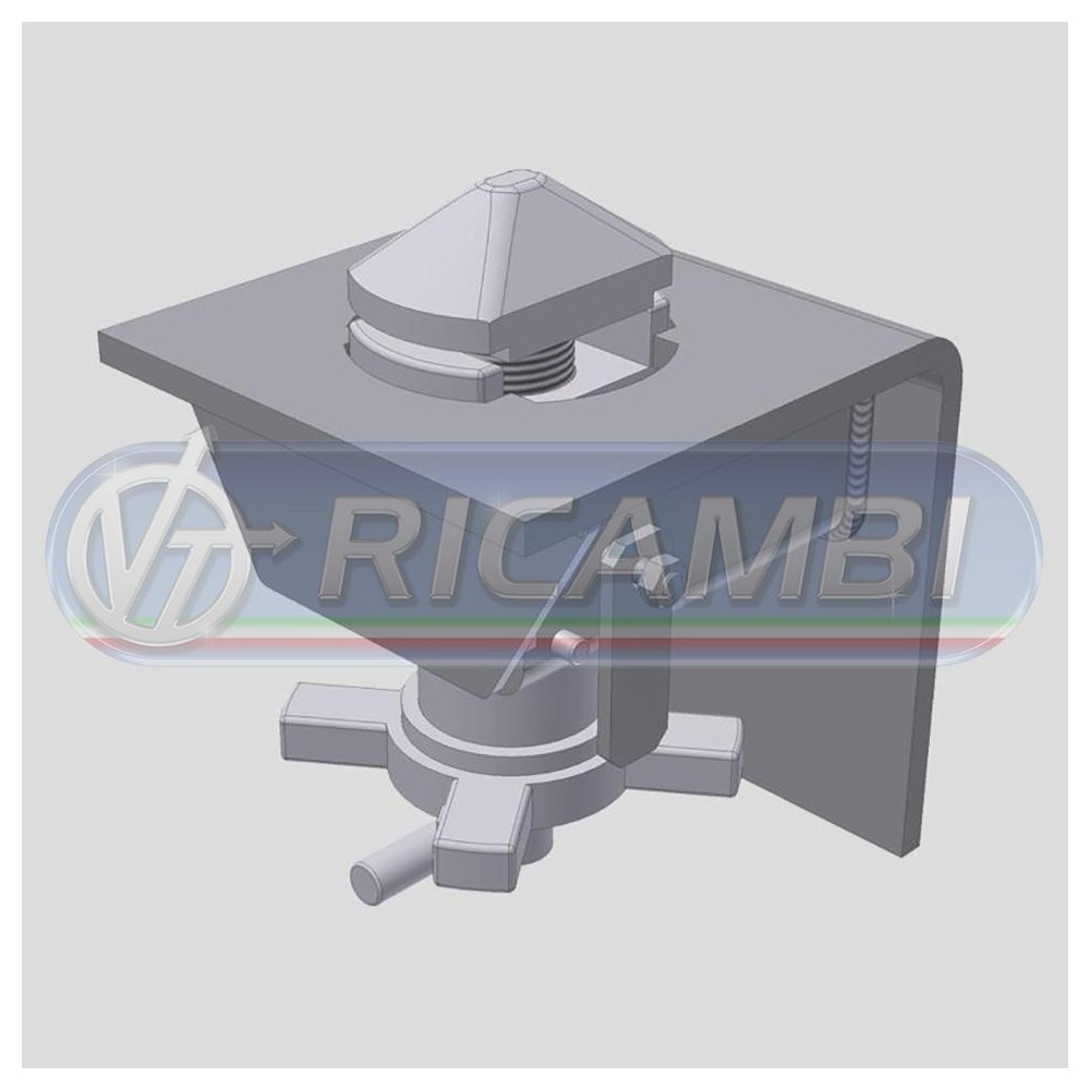 1 - TWIST LOCK GREZZO COMPLETO FISSO DIAM. 38