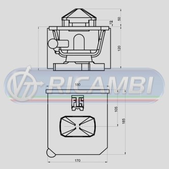 1 - TWIST LOCK COMPLETO DIAM. 38