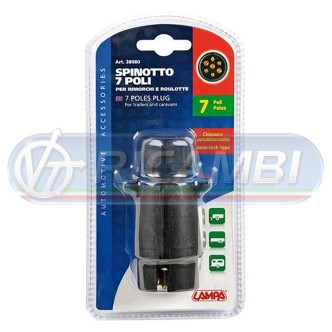 1 - SPINA 7 POLI (4 M + 3 F) PER COMANDO SPONDA