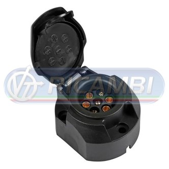 1 - PRESA 7 POLI (4 M + 3 F) PER COMANDO SPONDA