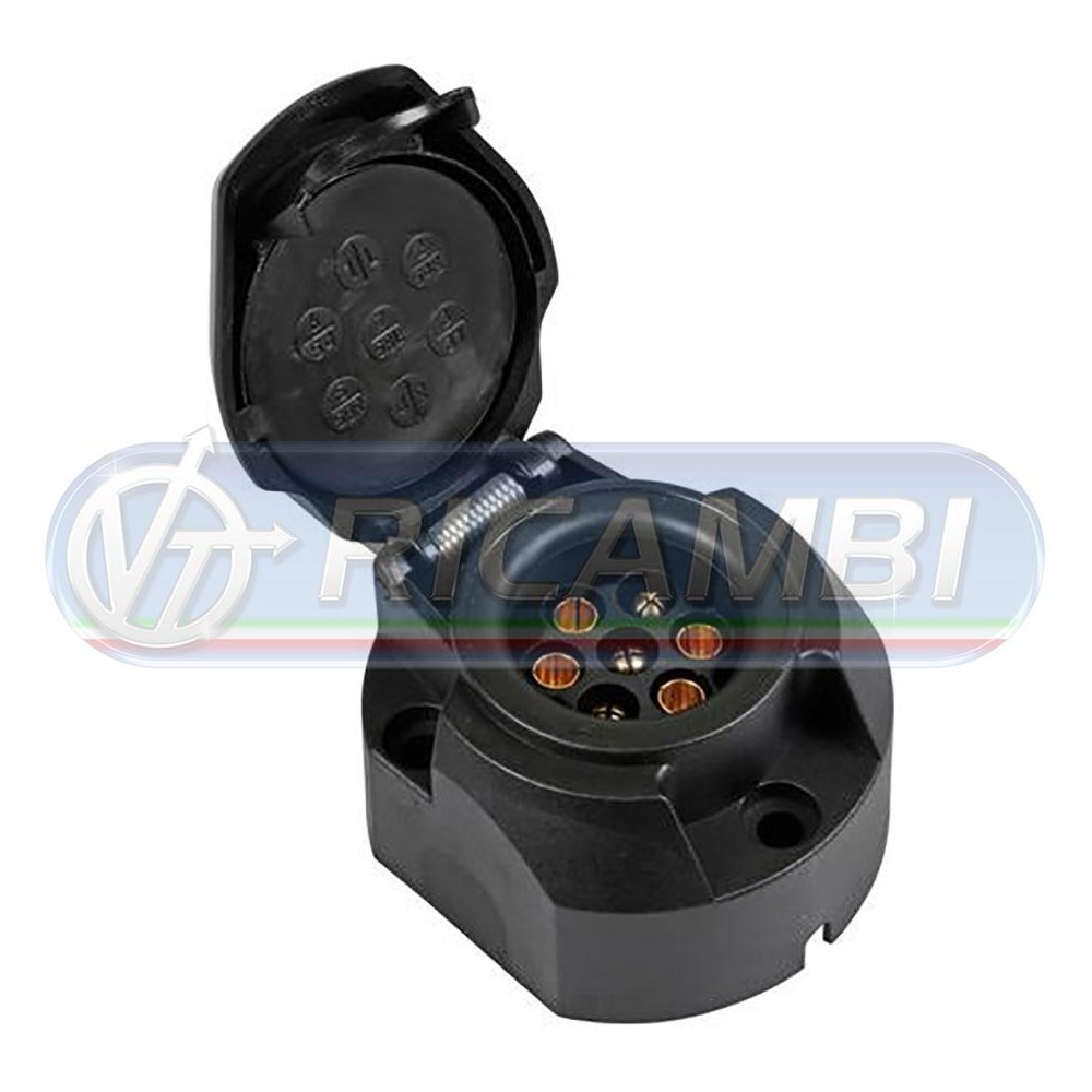 1 - PRESA 7 POLI (4 M + 3 F) PER COMANDO SPONDA