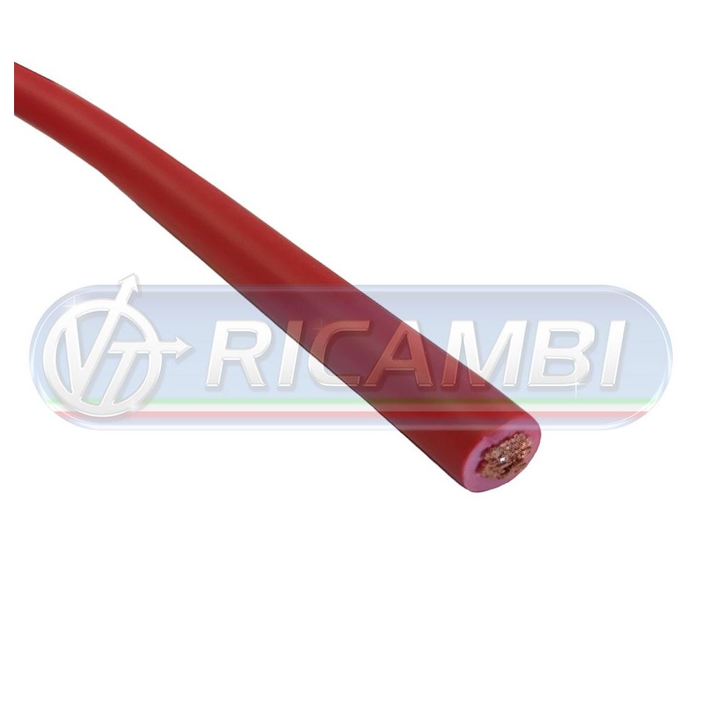 1 - CAVO ELETTRICO EXTRAFLESSIBILE 35 MMQ ROSSO AL METRO